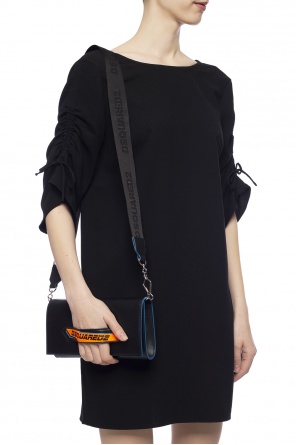 Torba na ramię z aplikacją z logo, zdjęcie 2 Torba na ramię z aplikacją z logo od Dsquared2